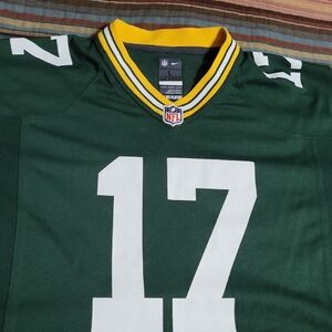 Nike Green and Yellow NFL Jersey